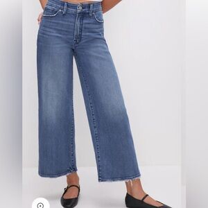 Good American Good Waist Palazzo Pants size 8